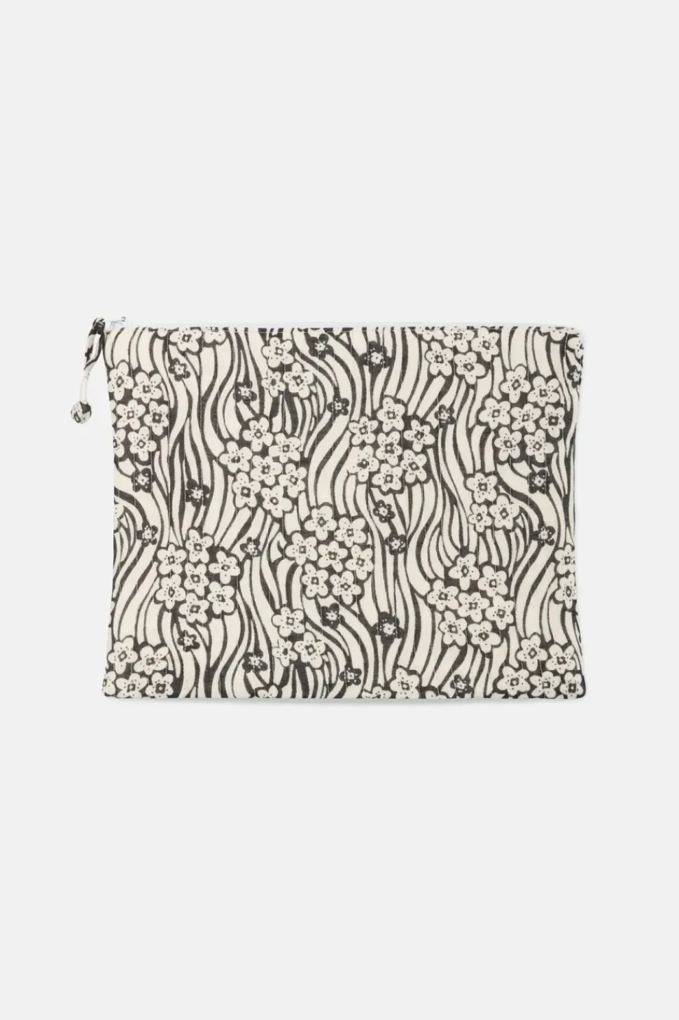 Abstract Flower Print Handbag