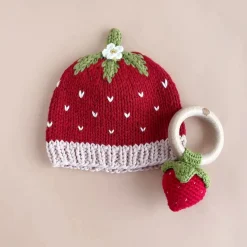 Addie Strawberry Baby Hat