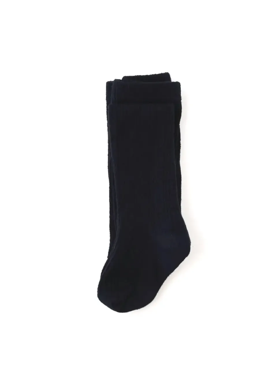 Cable Knit Tights - Black