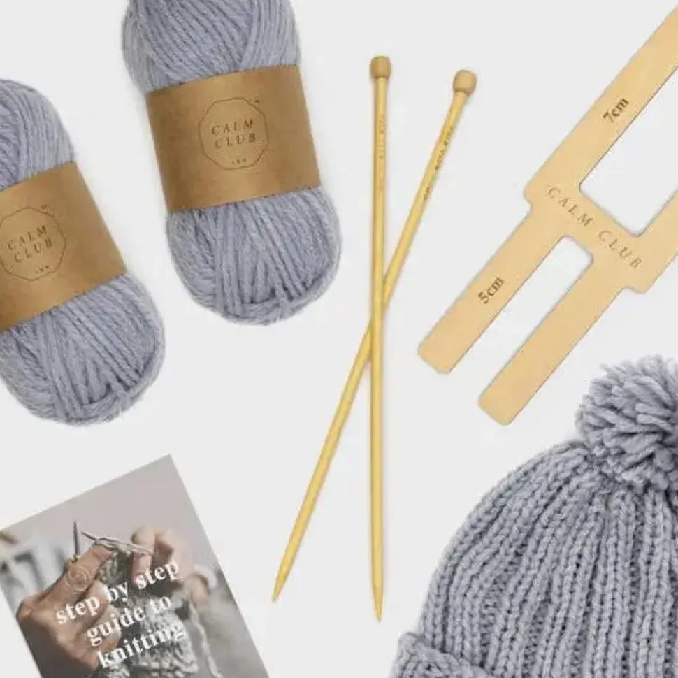 Calm Club Cozy Knit - DIY Hat Kit