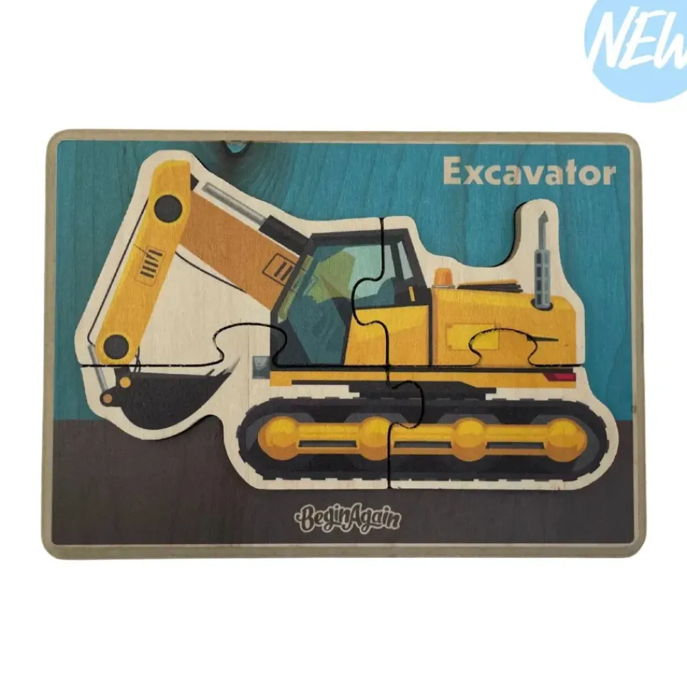Construction Vehicle Puzzle - Excavator