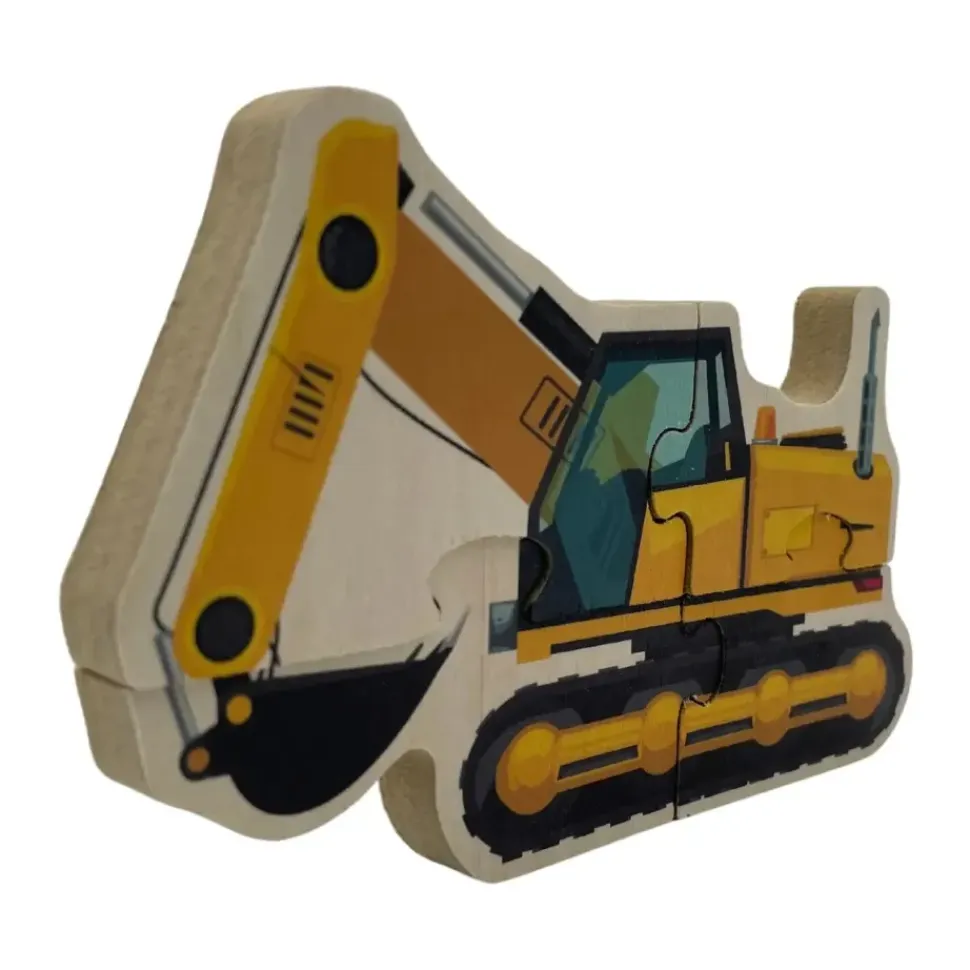 Construction Vehicle Puzzle - Excavator