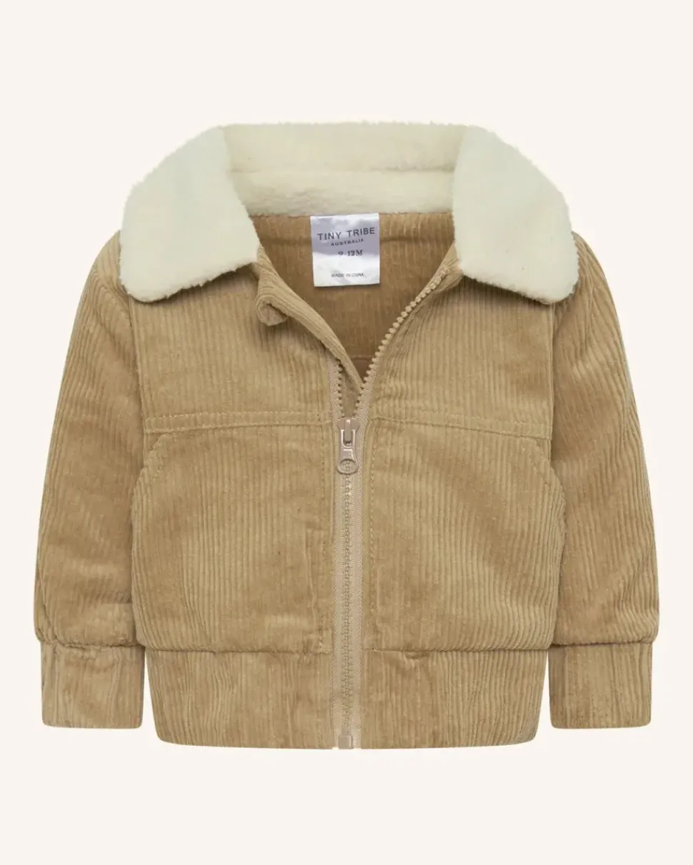 Corduroy Sherpa Collar Jacket