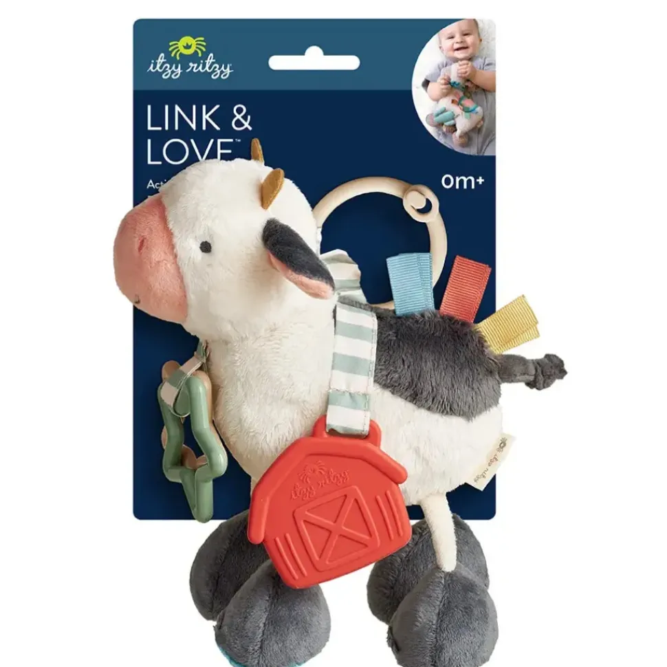 Cow Itzy Friends Link & Love™ Activity Plush