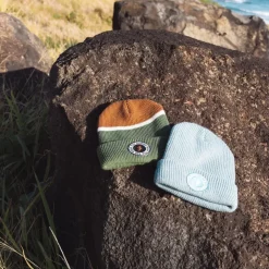 Explorer Beanie - Sage/Rust
