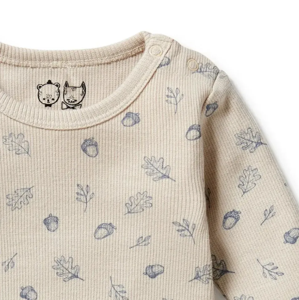 Falling Oak Organic Bodysuit