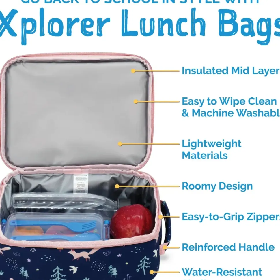 Kids Lunch Bag | Navy Forest