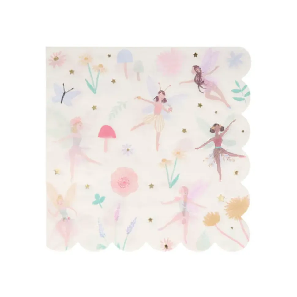 Large Fairy Napkins (x 16)