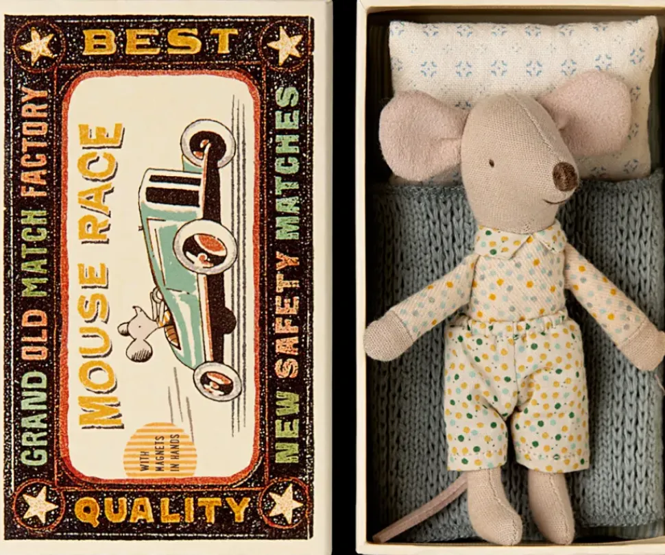 Little Brother Mouse in Matchbox