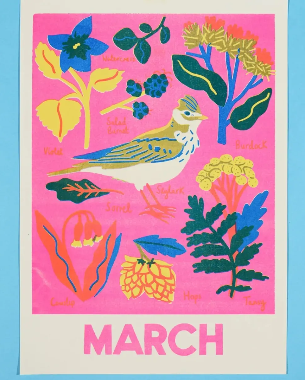 March Forage Print