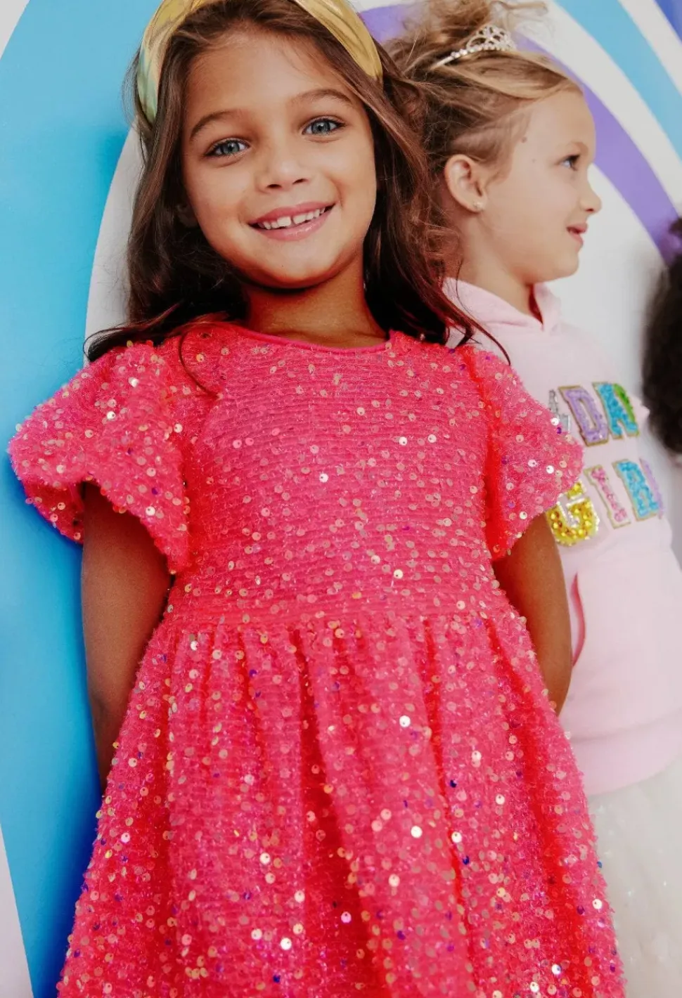 Margot Sequin Velour Dress