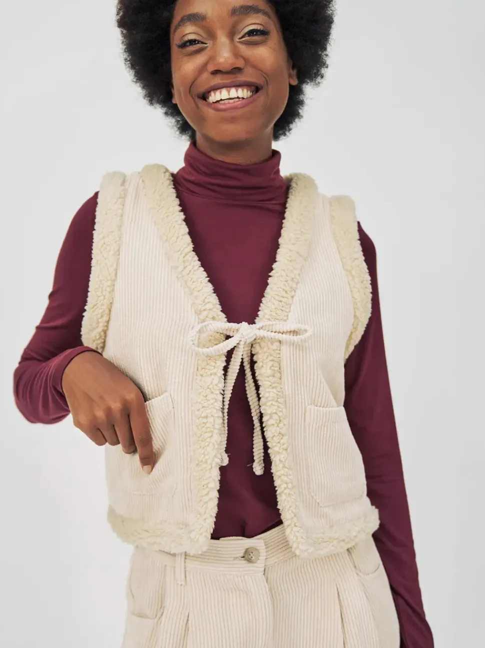 Reversible Corduroy Vest