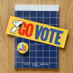 Snoopy Go Vote Magnet