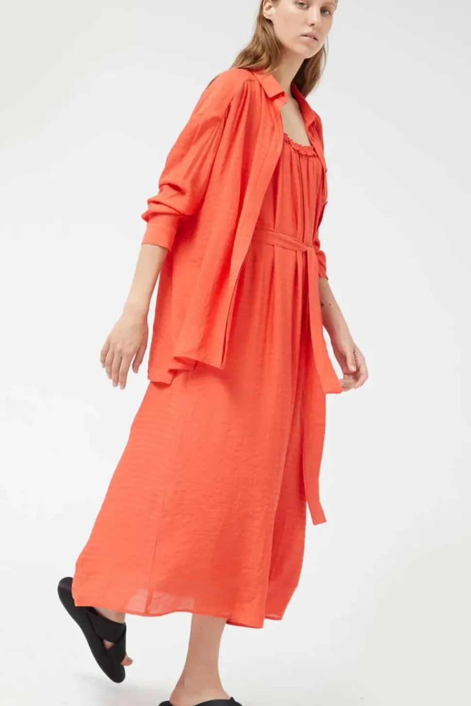 Springtime Dress - Orange