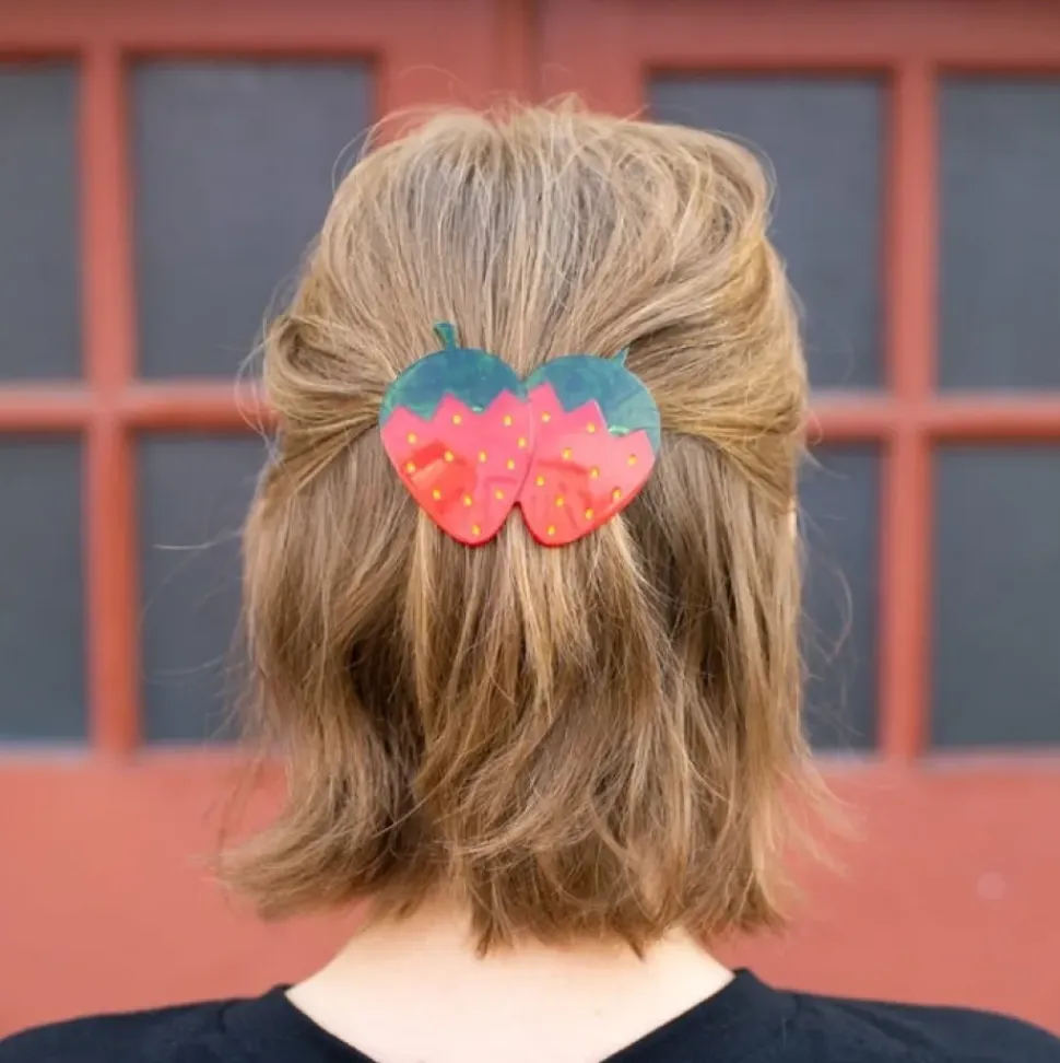 Strawberries French Barrette