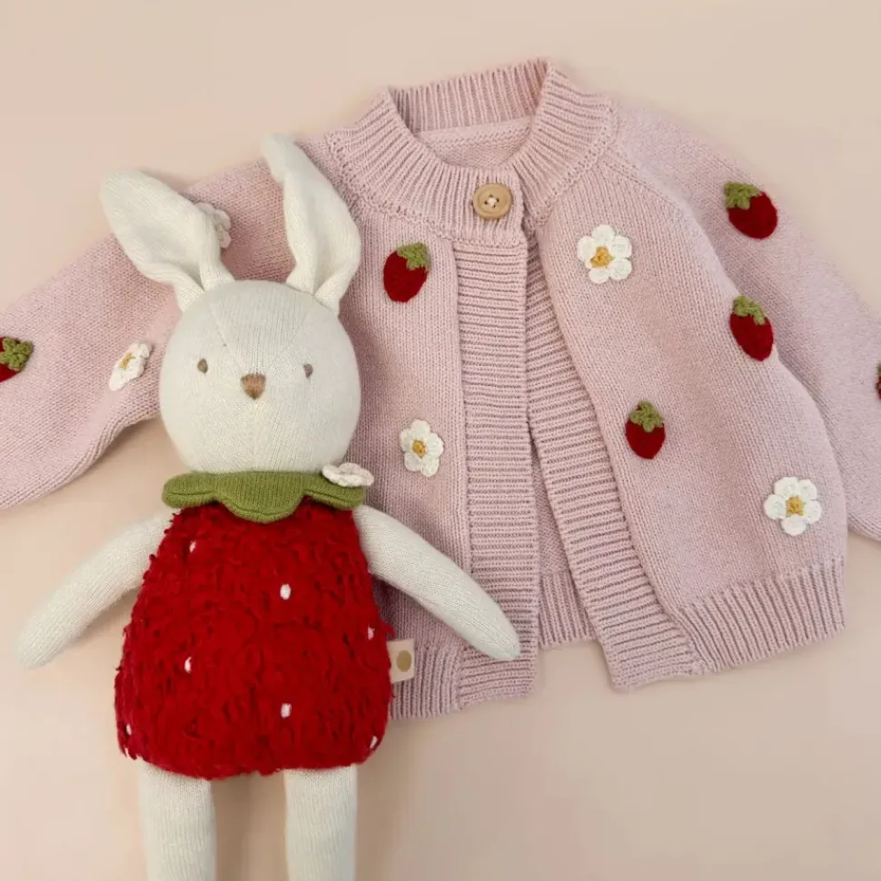 Strawberry Flower Cardigan