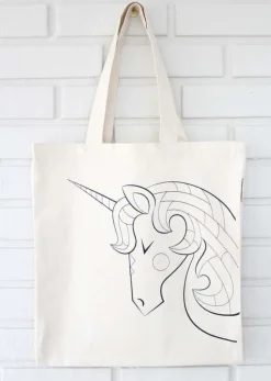 Unicorn Organic Coloring Kit Tote