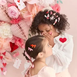 Valentine's Hair Clips (x 8)