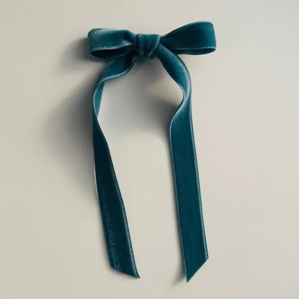 Velvet Hair Bows - Several Colors