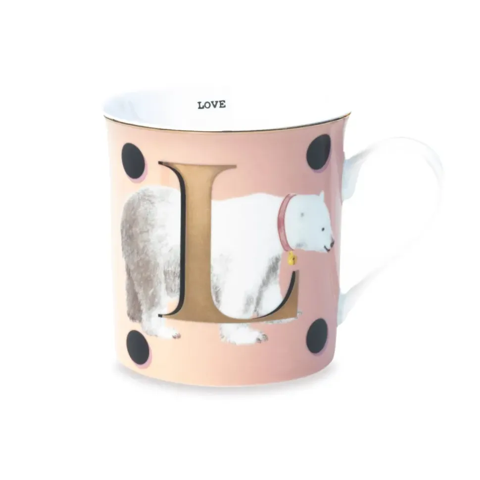 Yvonne Ellen the Gold Edition Alphabet Mugs