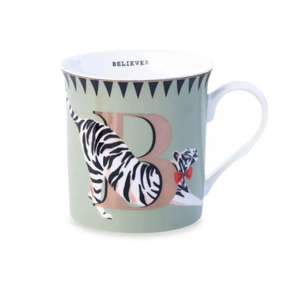 Yvonne Ellen the Gold Edition Alphabet Mugs